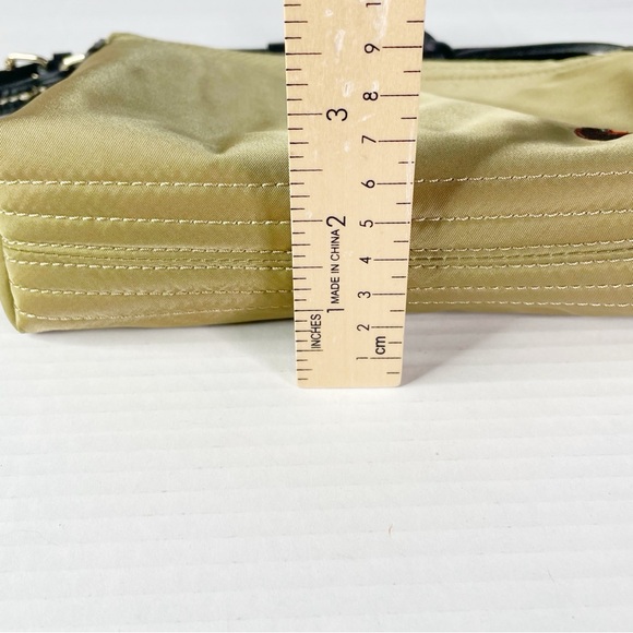 Dooney & Bourke Vintage Small Beige Nylon Leather Crossbody Purse Handbag 1975 - Picture 15 of 16